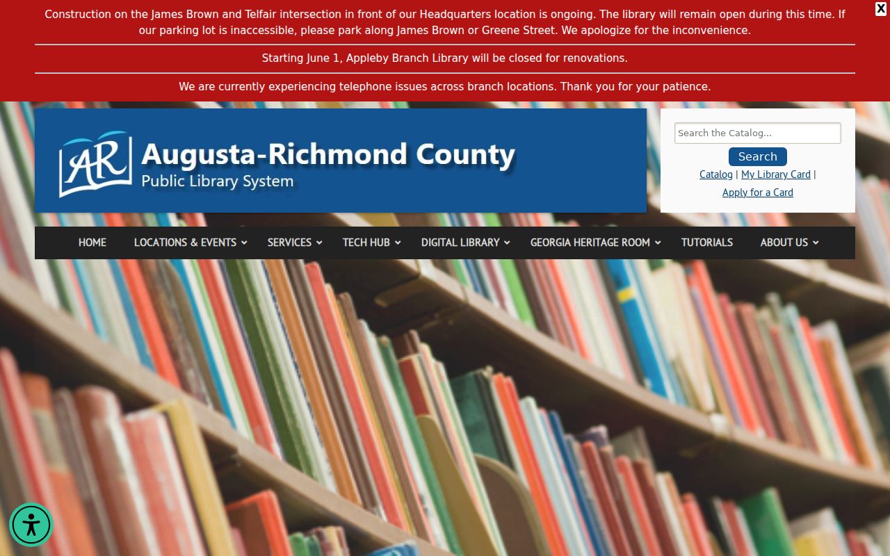 Richmond County city directory archival finding aids in the Georgia Room