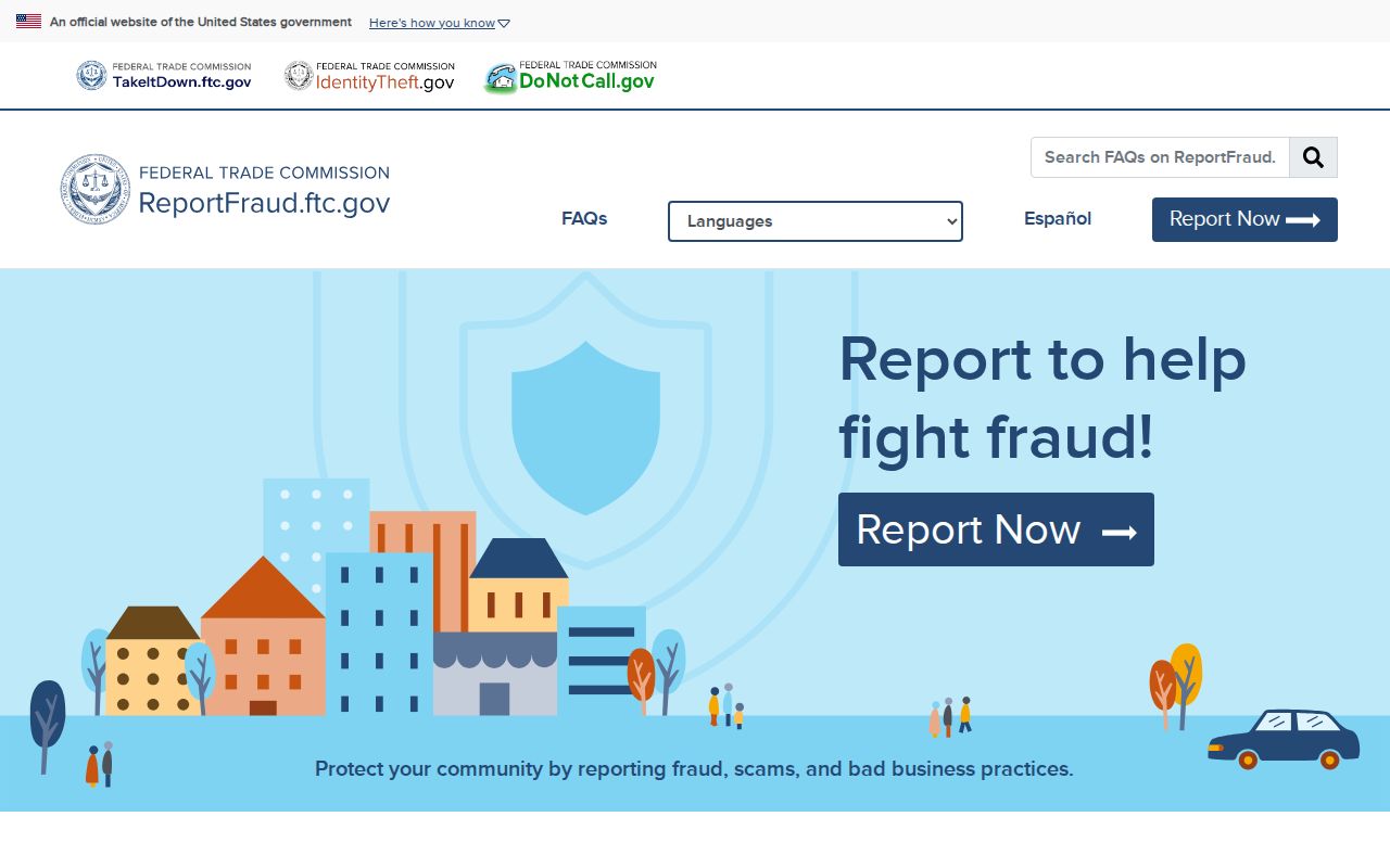 Federal fraud reporting resource for Richmond County neighbors
