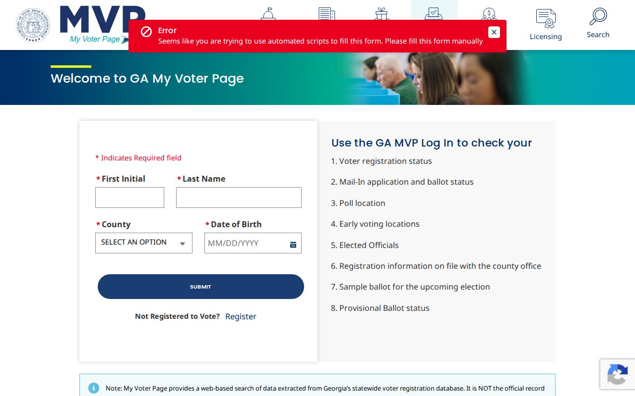 Richmond County ZIP code directory Georgia My Voter Page